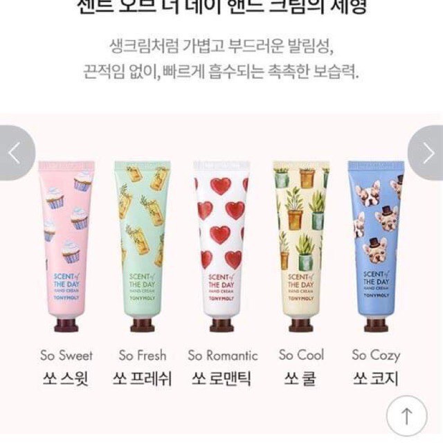 Kem Dưỡng Da Tay Tonymoly Scent Of The Day Hand Cream 30ml