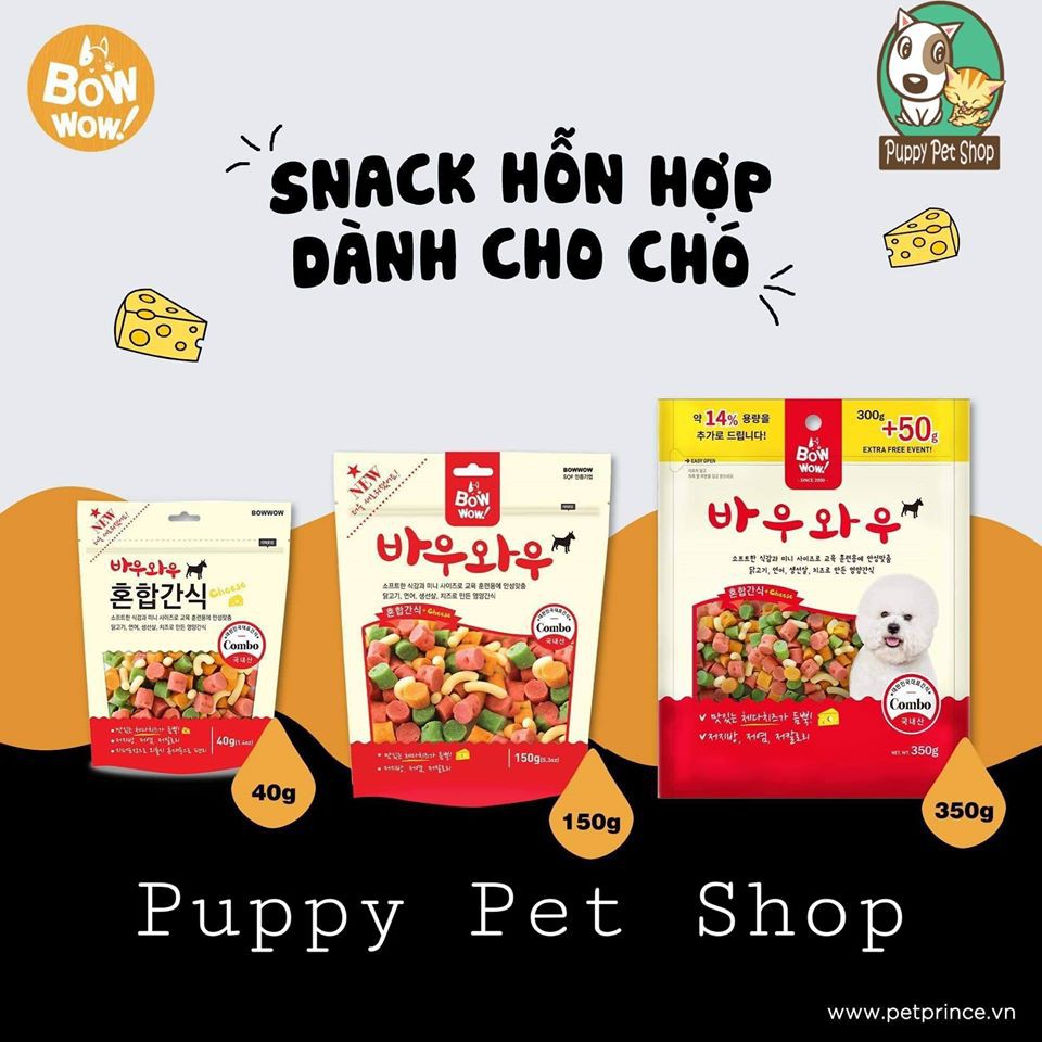 Snack Hỗn Hợp Dành Cho Chó Bowwow
