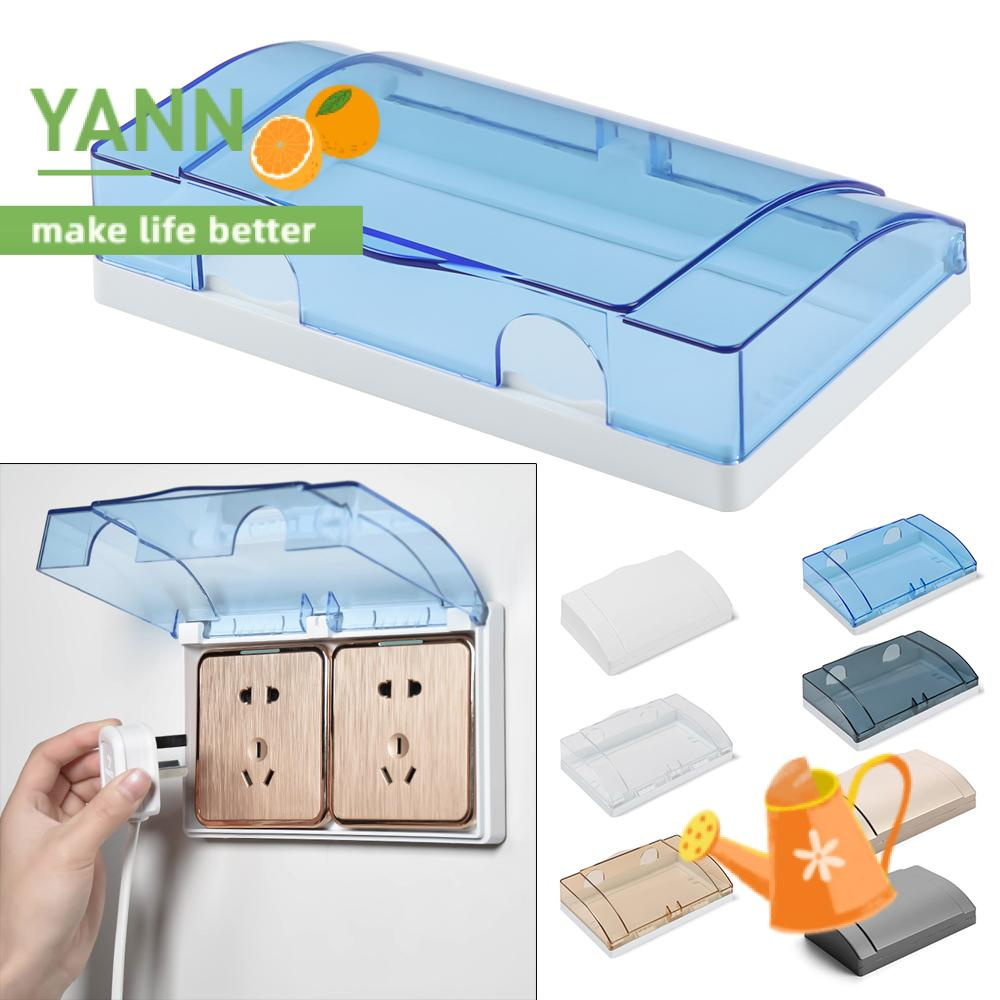 Hộp Bảo Vệ Ổ Cắm Điện Hai Phích Cắm Điện Trong Suốt Chống Nước 86 Cho Phòng Tắm