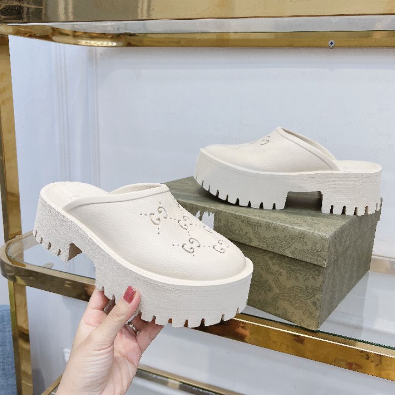 (Form to)Dép Sục Gc Đế Bánh Mì 5p Nhựa Đúc Mềm Nhẹ Êm Dễ Đi Fullbox Bill Túi Cao Cấp