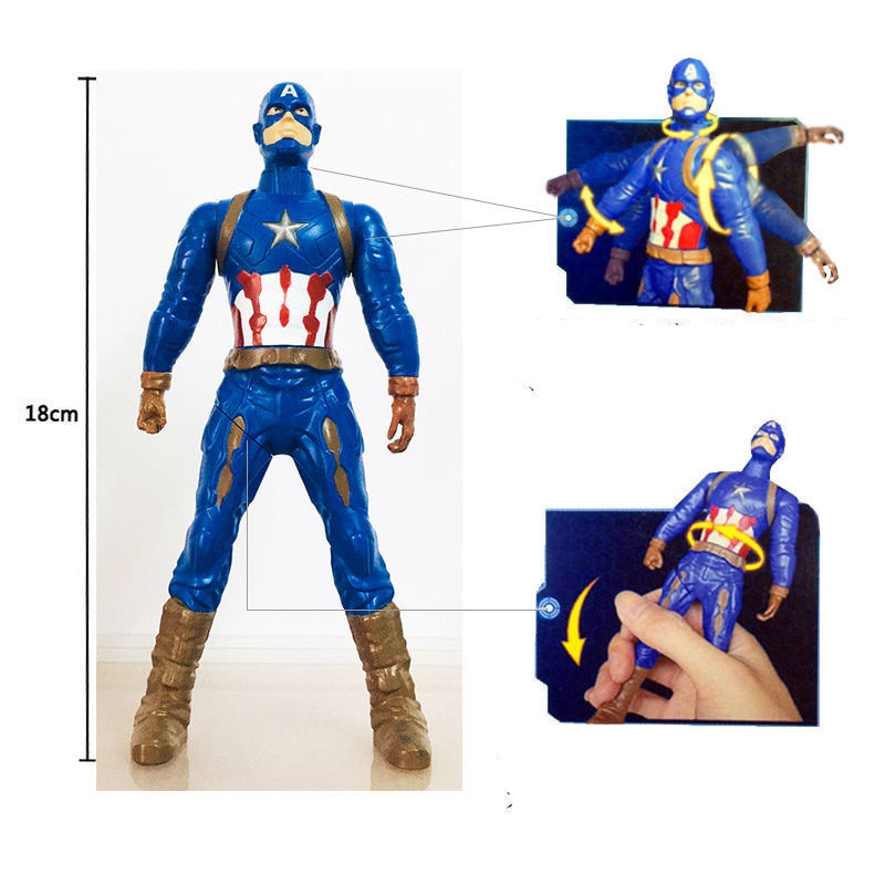 Marvel Mô Hình Nhân Vật Người Nhện / Người Sắt / Người Sắt Có Khớp Xoay Được