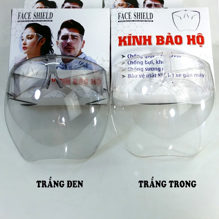 Kính chống dịch trong suốt PVC Face Shield