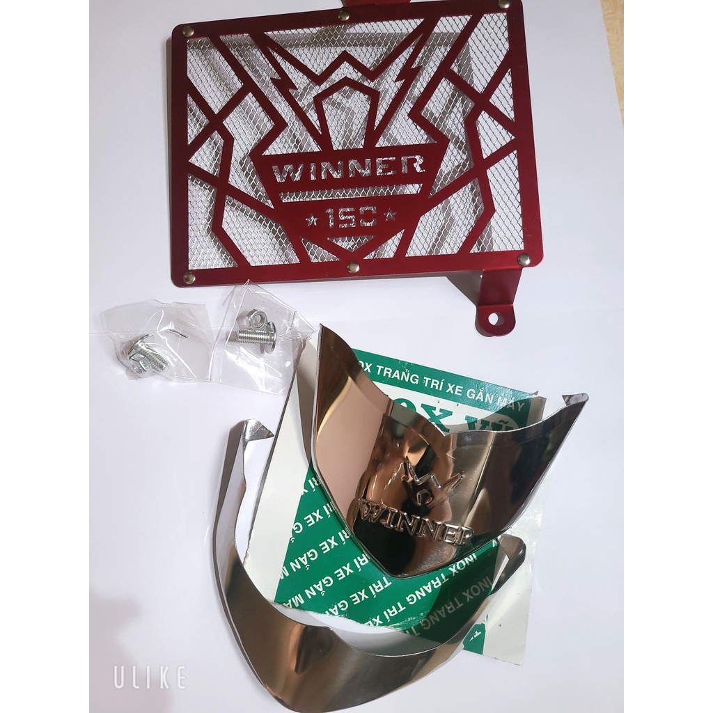 Combo Két nước Winner  lưới + Bộ ốp dè INOX Winner V2,V3