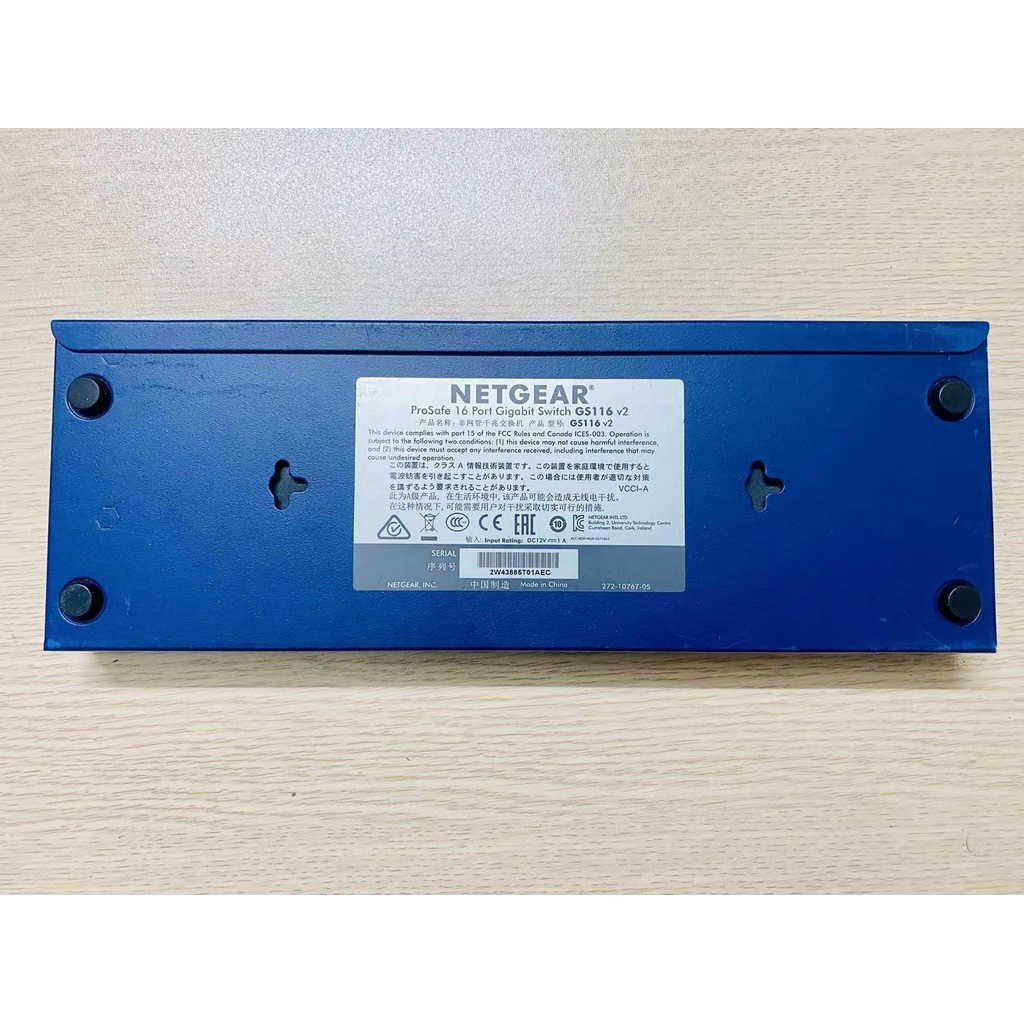 Bộ chia mạng Netgear GS116 16-Port 10/100/1000 Gigabit Switch