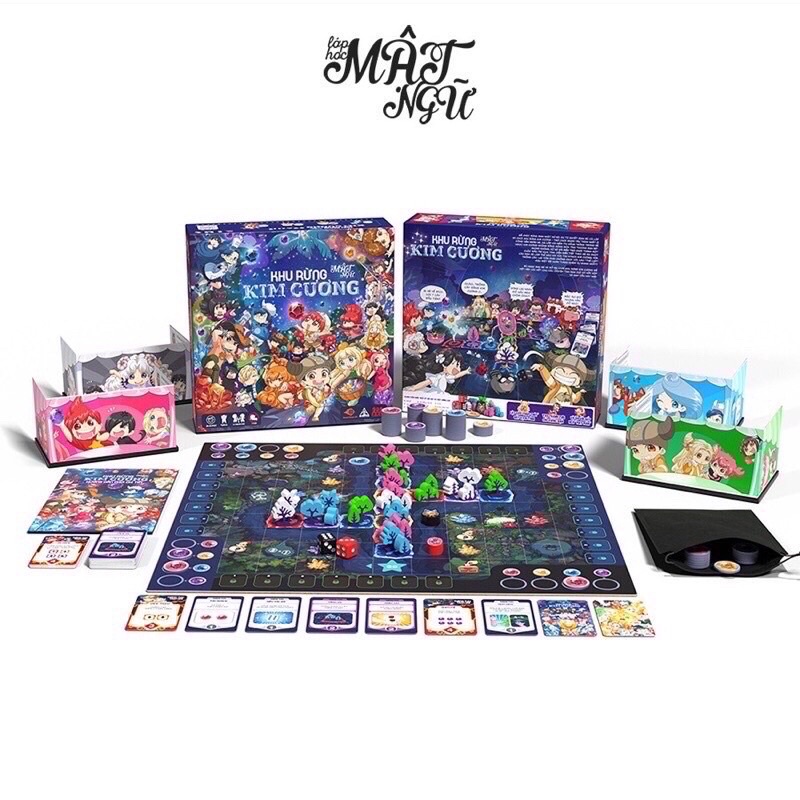 Board game Lớp Học Mật Ngữ - Khu Rừng Kim Cương - Board Game VN