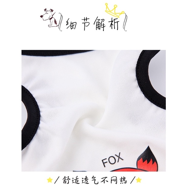 Áo Ba Lỗ Cotton Con Vật Cho Cún Miu ❤️