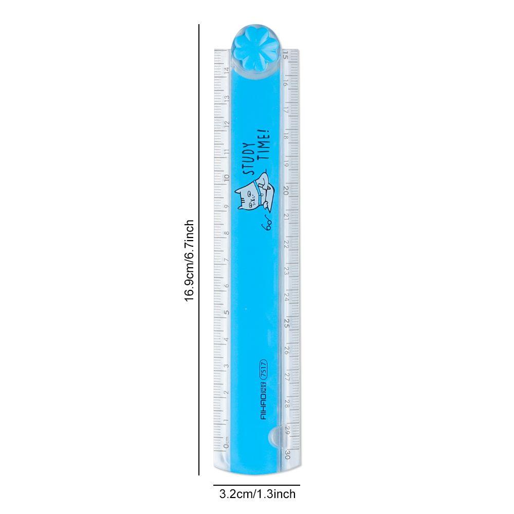 Thước Gấp Bằng Acrylic DIY Sáng Tạo Cho Học Sinh / Văn Phòng