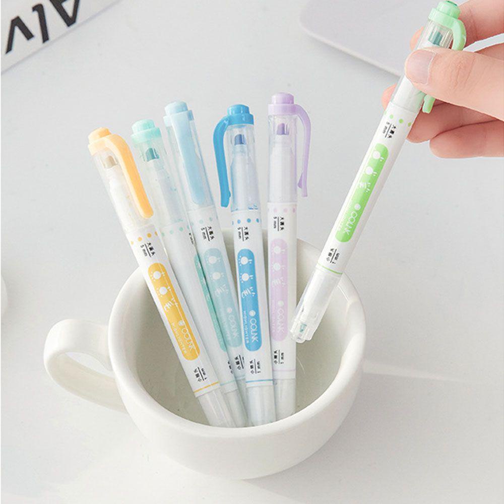 PISTA Bút Bắt Sáng Hai Đầu Thời Trang Cho Văn Phòng