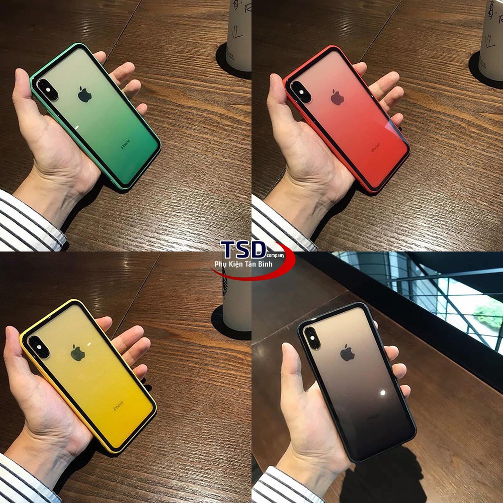 Ốp Lưng iPhone Viền Dẻo Lưng Giả Kính Cao Cấp
