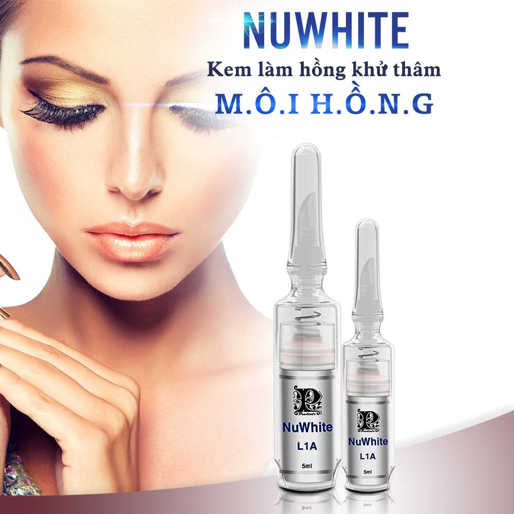 KEM LÀM HỒNG MÔI Mibiti Prudente Bio White L1A (5ml) - Sản Phẩm Bán Chạy Nhất Trên Thị Trường - Hàng Mỹ Chất Lượng Cao