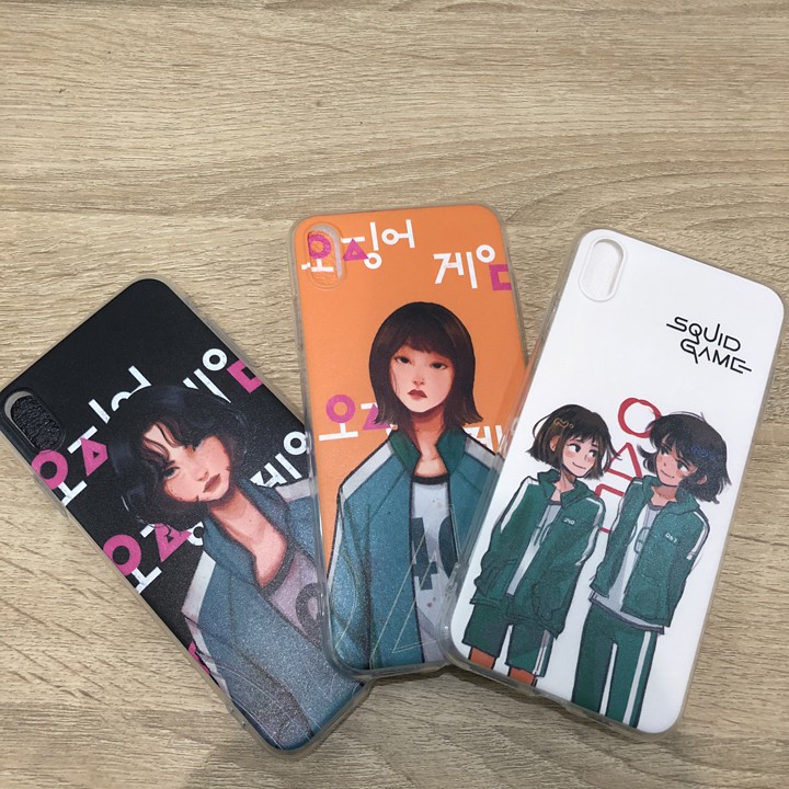 Ốp lưng XS Max Squid Game chất silicon dẻo - Mã TZAC204
