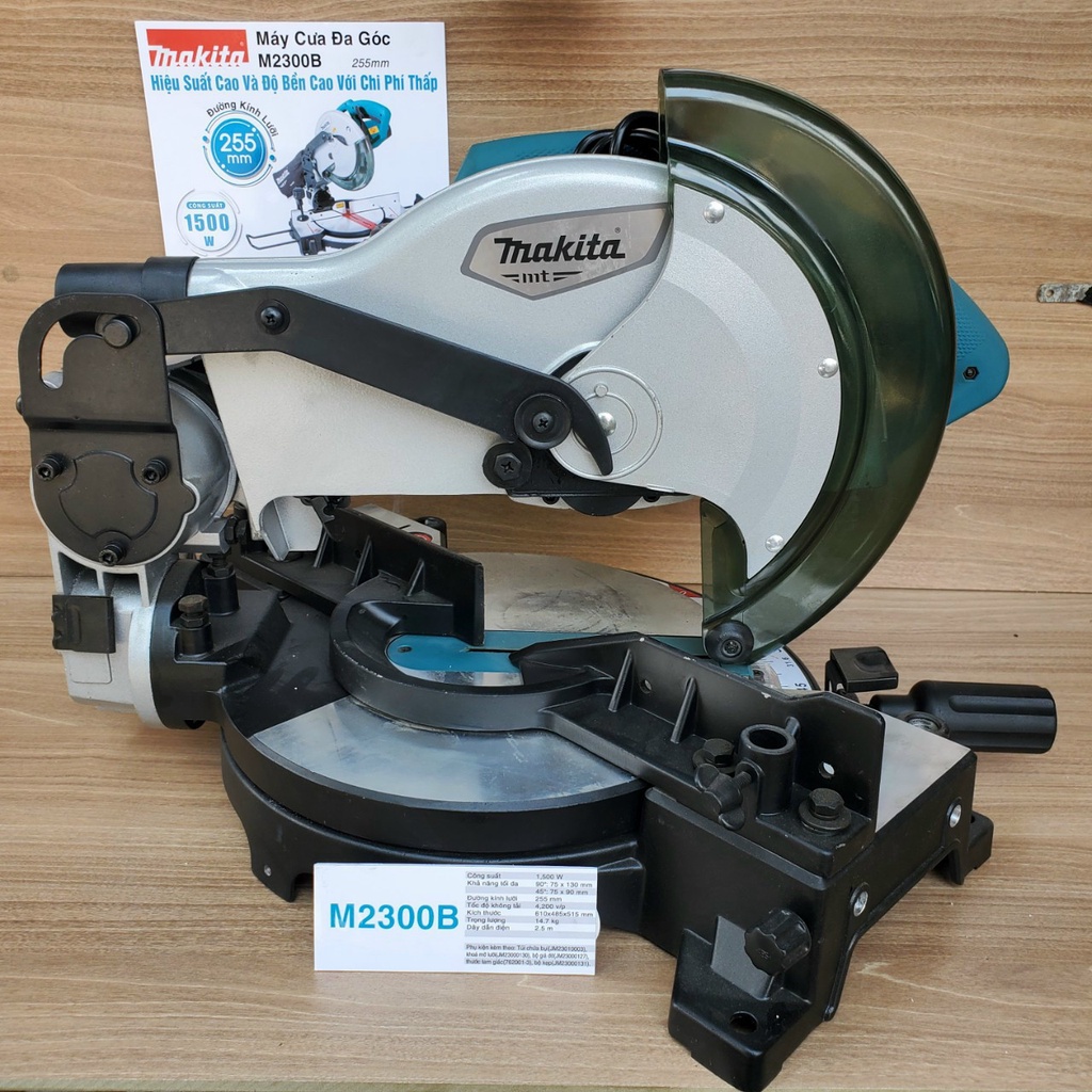 Máy cắt nhôm Makita M2300B (255mm) Cắt góc cắt nghiêng