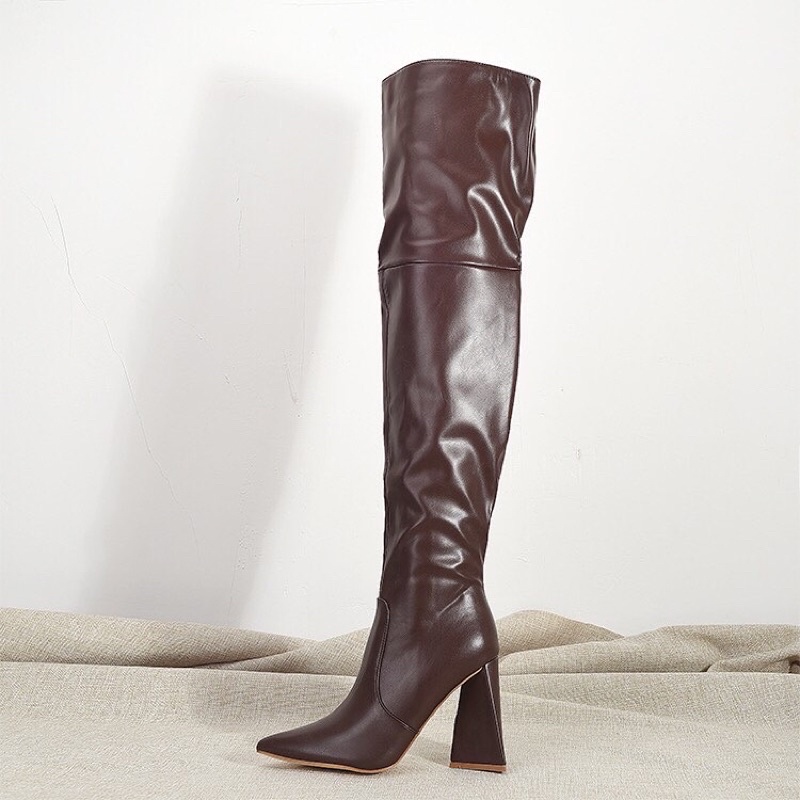 Boots cao qua gối xuất uk