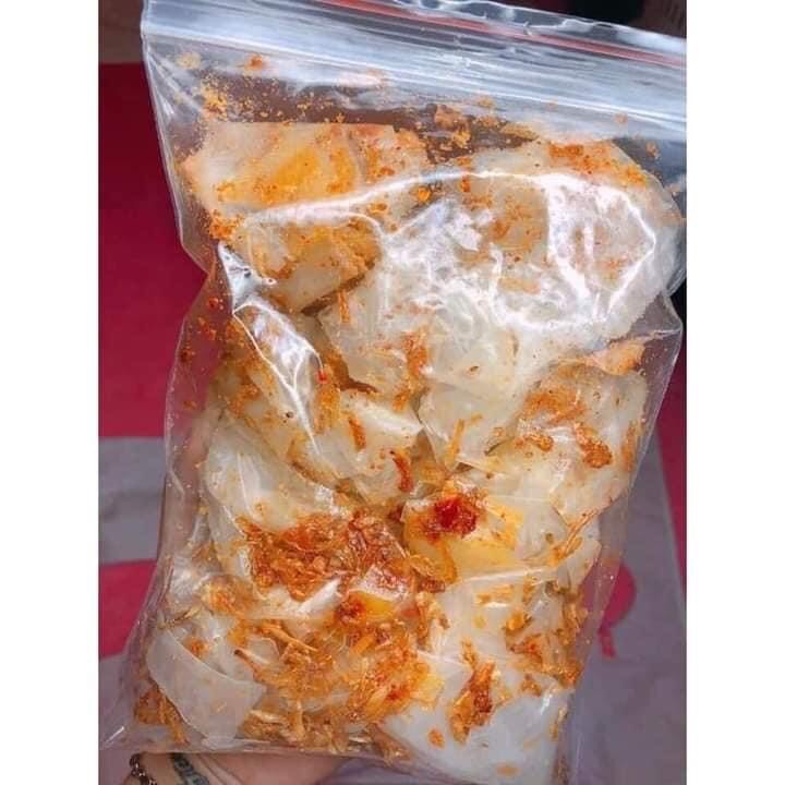 Bánh Tráng Phơi Sương Muối Nhuyễn Hành Phi  Bánh Tráng Ớt Tắc Túi Zip Siêu Hấp Dẫn