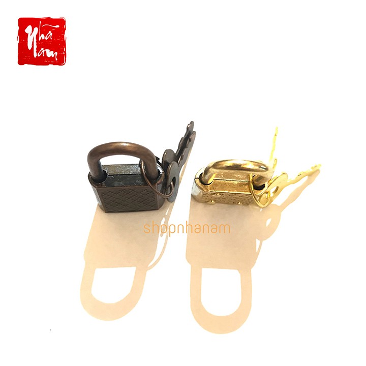 Khóa cổ bình mini, phụ kiện đai + khóa cổ dành cho bình ngâm rượu