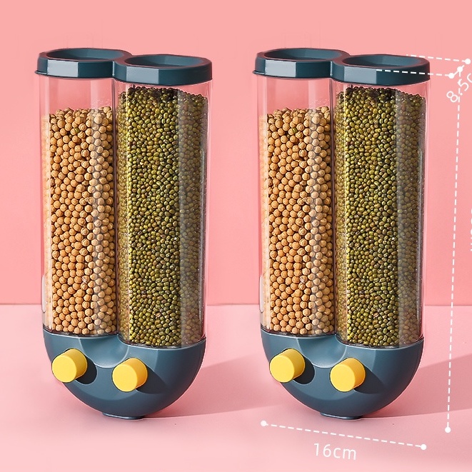 Hộp bảo quản thực phẩm  𝐅𝐑𝐄𝐄𝐒𝐇𝐈𝐏  lọ, hũ nhựa trong suốt 1500ml/2500 nhiều ngăn đựng gia vị, đồ khô, ngũ cốc