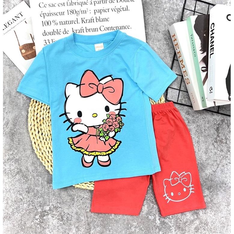 Đồ bộ bé gái size đại hình thú thun cotton 4 chiều JENNIE KIDS thấm hút mồ hôi tốt J408