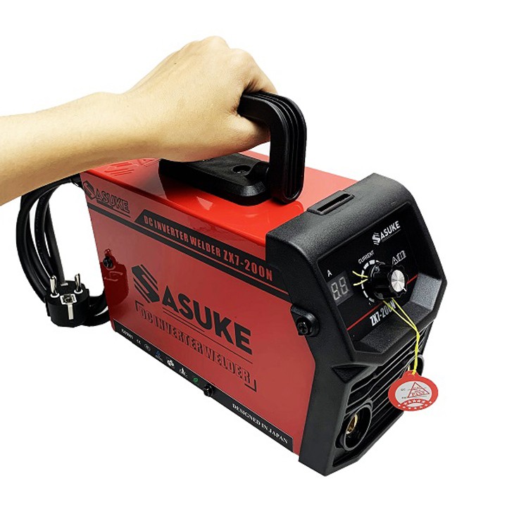 Máy hàn điện tử mini inverter Sasuke mã ZX7-200N l Có đồng hồ