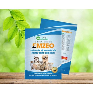 Khử mùi hôi phân chó mèo và thú cưng - CHẾ PHẨM EMZEO khử mùi hôi cát mèo