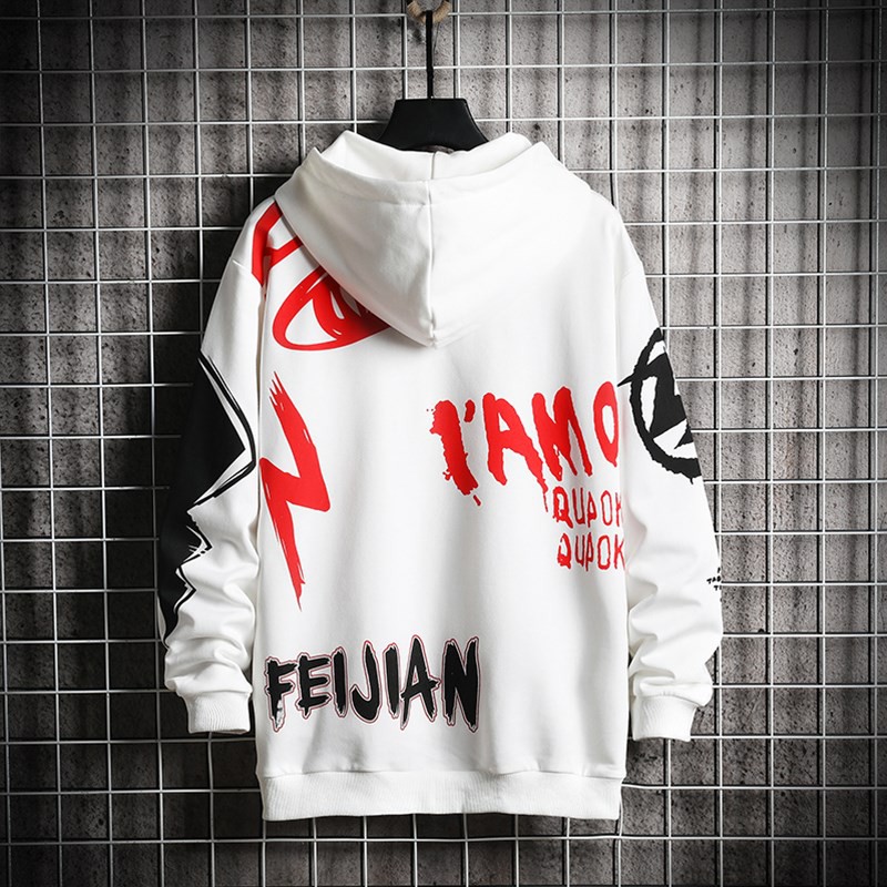 Áo hoodie tay dài in họa tiết hoạt hình phong cách đường phố size m-3xl | BigBuy360 - bigbuy360.vn