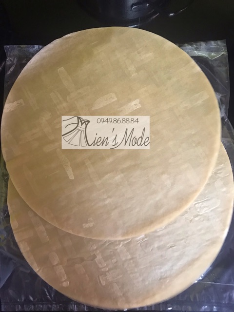 2 tập Bánh đa nem nâu Thổ Hà tròn to 18 lá/tập 23cm