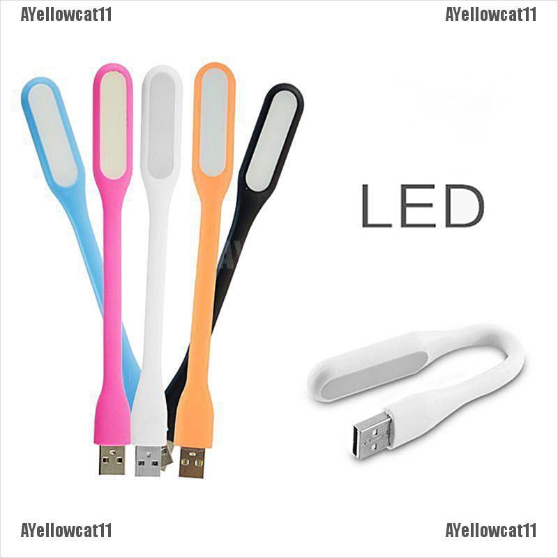 Đèn LED USB Mini Bằng Nhựa Linh Hoạt Gắn Laptop/Sạc Dự Phòng