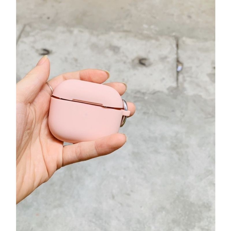 🌟 Airpod 3 2021 🌟 Vỏ Bọc Tai Nghe Case silicon dẻo trơn nhiều màu - Tặng kèm móc