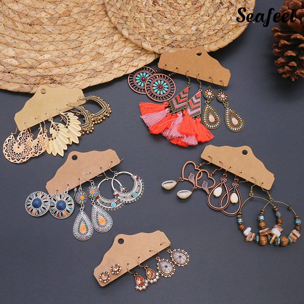 Set 3 Cặp Hoa Tai Thời Trang Dành Cho Nữ