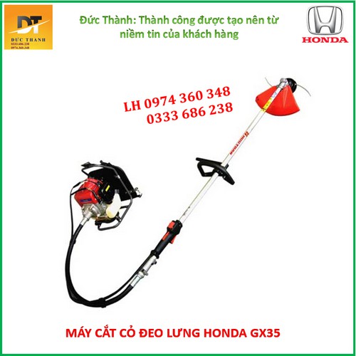 Máy cắt cỏ đeo lưng cần mềm Honda GX35