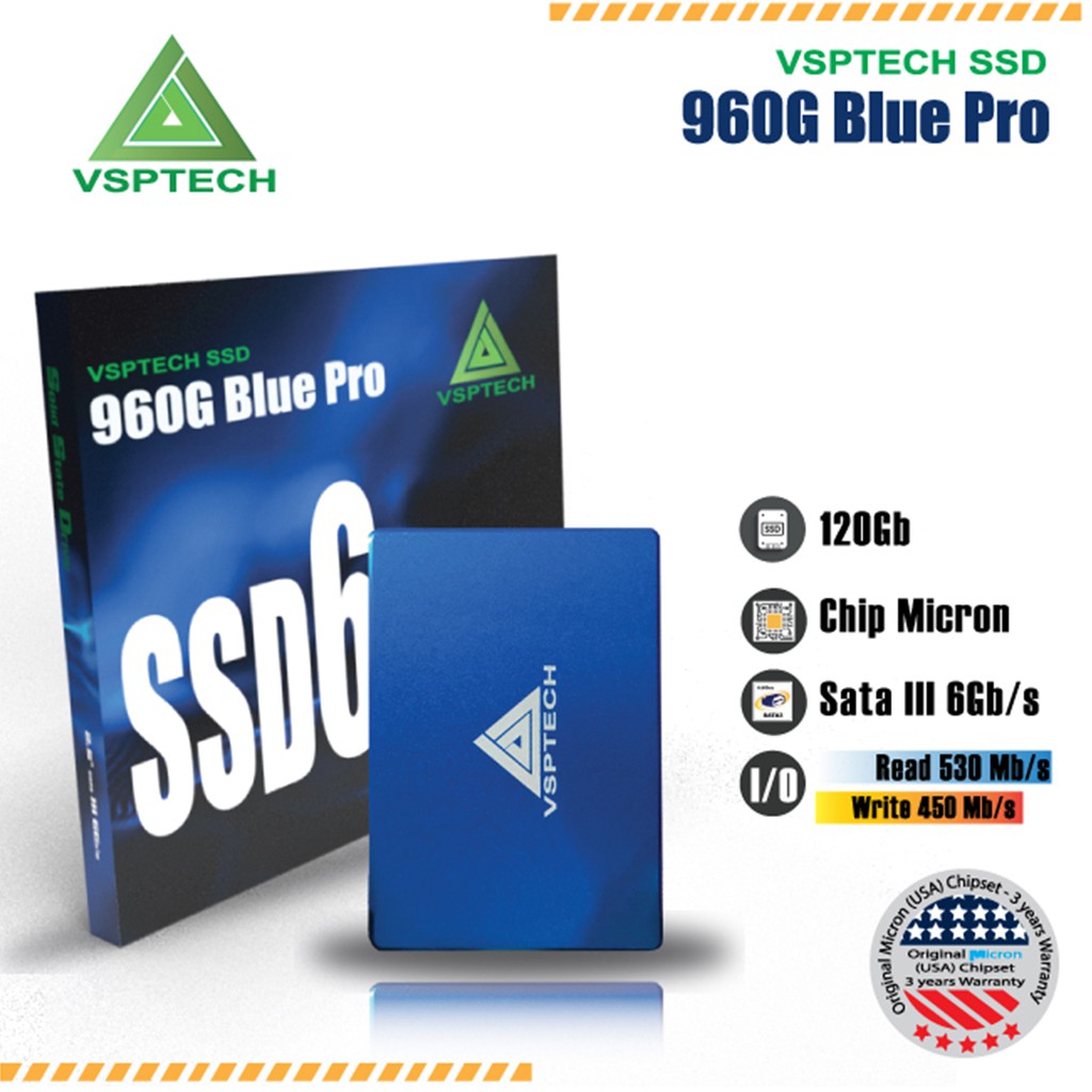 Ổ cứng SSD VSPTECH Blue Pro 120G/B