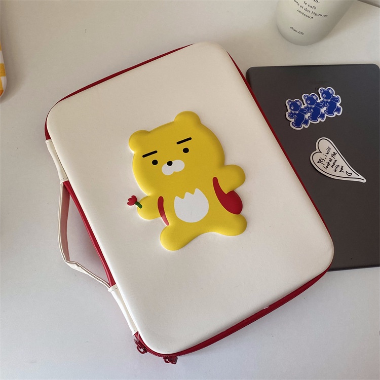 Túi Đựng laptop 9.7 10 13 inch Chống Sốc Họa Tiết Sư Tử Đáng Yêu Phong Cách Hàn Quốc Ốp