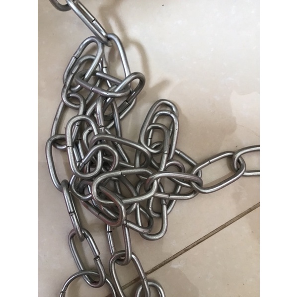 Xích cổ chó mạ sắt dài 1,4 mét dày dặn ,chắc chắn