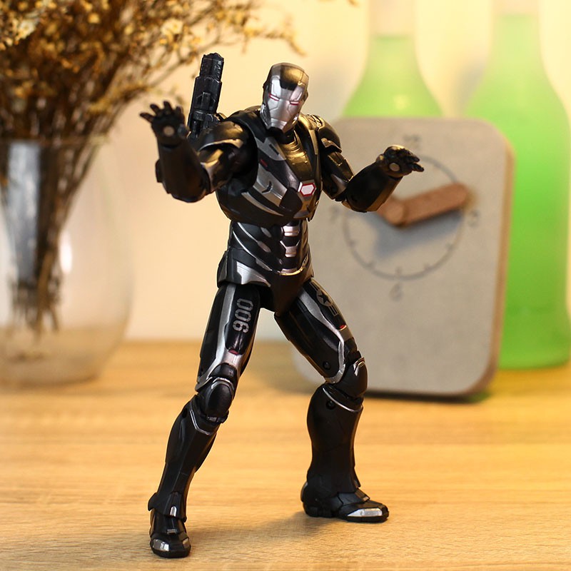 Mô hình War machine Iron man đen Avengers cao 17cm