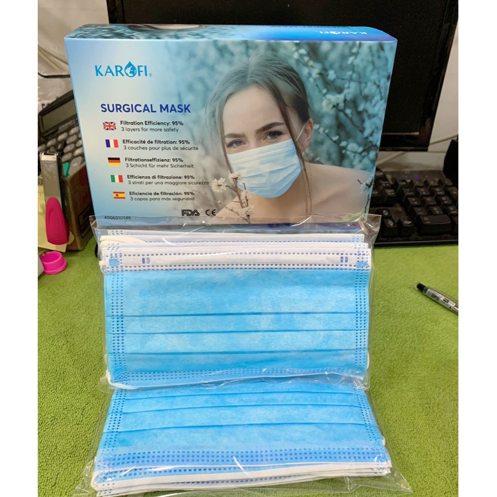 Hộp 50 cái khẩu trang y tế 4 lớp công nghệ kháng khuẩn cao cấp Face mask