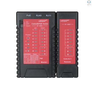 Thiết bị kiểm tra dây cáp mạng NOYAFA RJ45 RJ11 và PoE Cat3 (6P/ 5e/ 6/ 6a) 6PC4/ 6P
