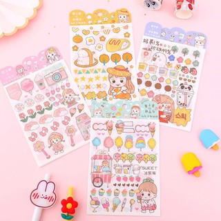 Set 4 tấm hình dán sticker trang trí M02
