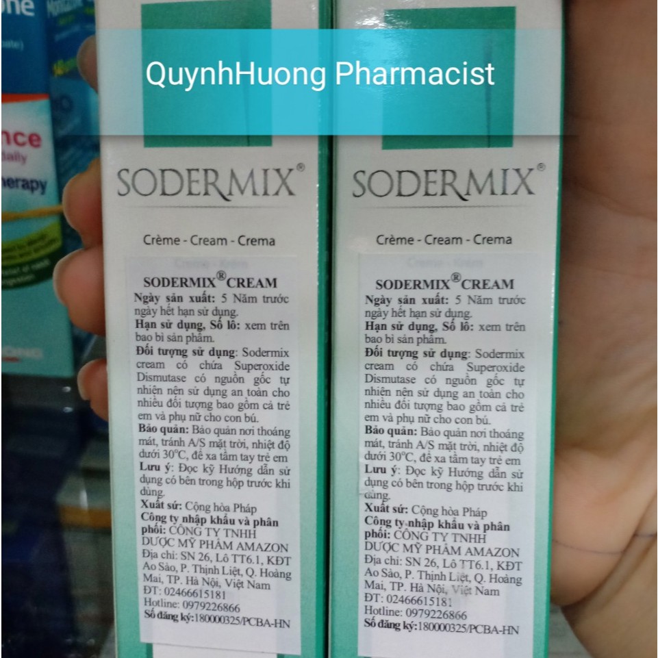 SODERMIX 15G NGĂN NGỪA SẸO LỒI,SẸO PHÌ ĐẠI