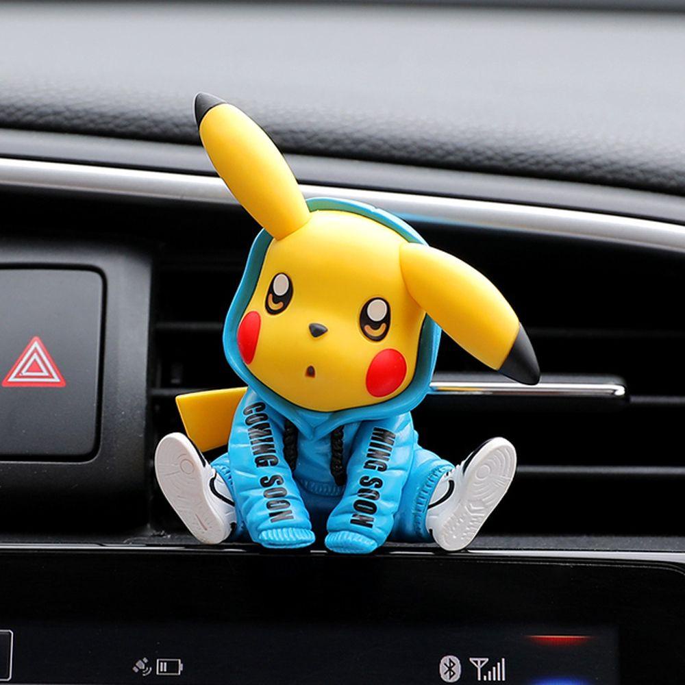 Máy Khuếch Tán Hương Thơm Gắn Điều Hòa Xe Hơi Hình Pikachu Đáng Yêu