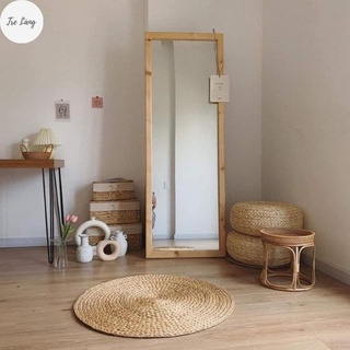 Thảm lục bình tròn decor -Trang trí nhà cửa, phông nền chụp ảnh