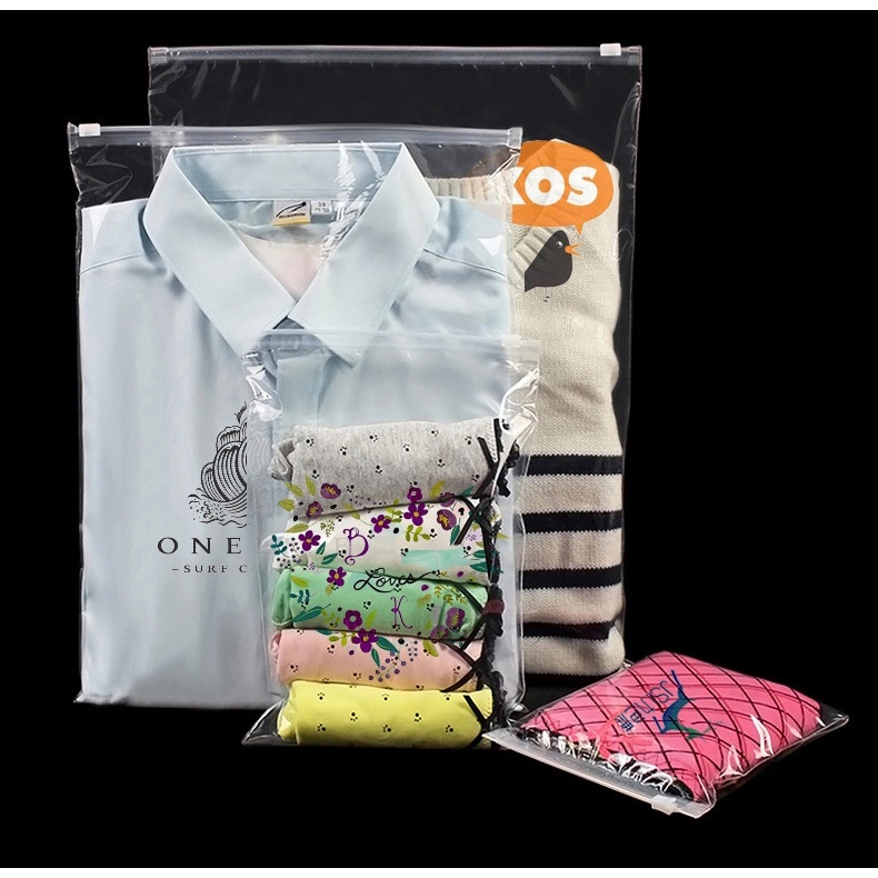 Túi Zip Nhựa Trong Suốt Dày Dặn Đựng Đồ Tiện Dụng