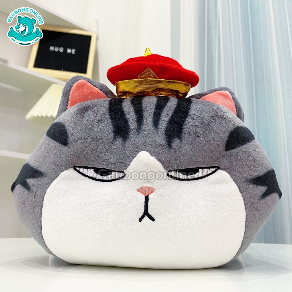 Gối Chăn Mèo Hoàng Thượng Nằm Size Lớn Đáng Yêu Cao Cấp Gấu Bông Online