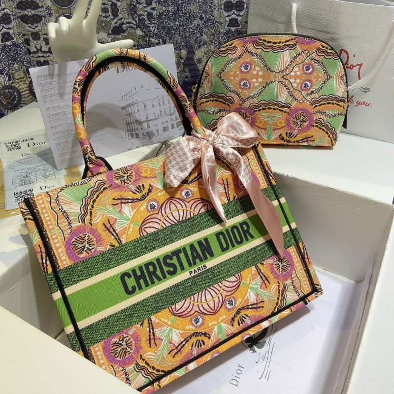 Set túi DIOR tole kèm ví + khăn