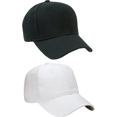 Mũ, Nón Lưỡi Trai Nam Nữ Trơn 2 Màu Đen, Trắng Basic Phong Cách Hàn Quốc form unisex nam nữ Thoitrangmoon