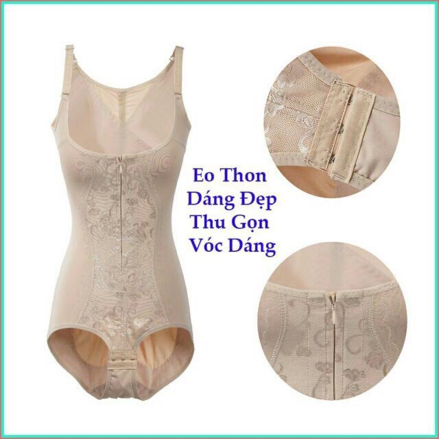 chuyên sỉ áo ghen định hình toàn thân có kéo khóa cho các cô nàng