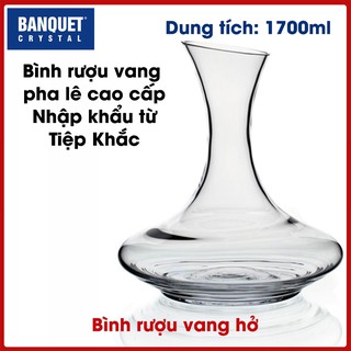 Bình pha lê Decanter vang hở dung tích 1700ml (DEC1700A)