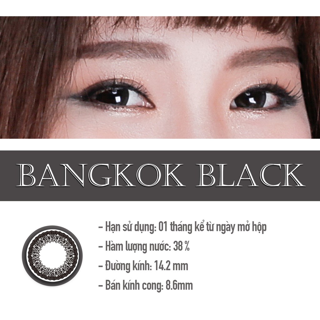 Kính áp tròng Eye Secret Contact Lens màu BANGKOK BLACK