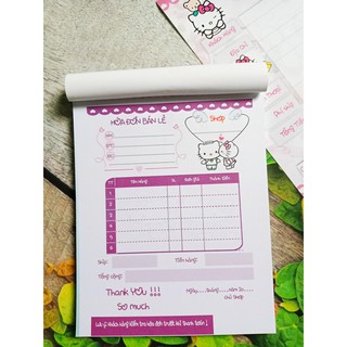 [CÓ SẴN] Hoá đơn bán hàng kitty