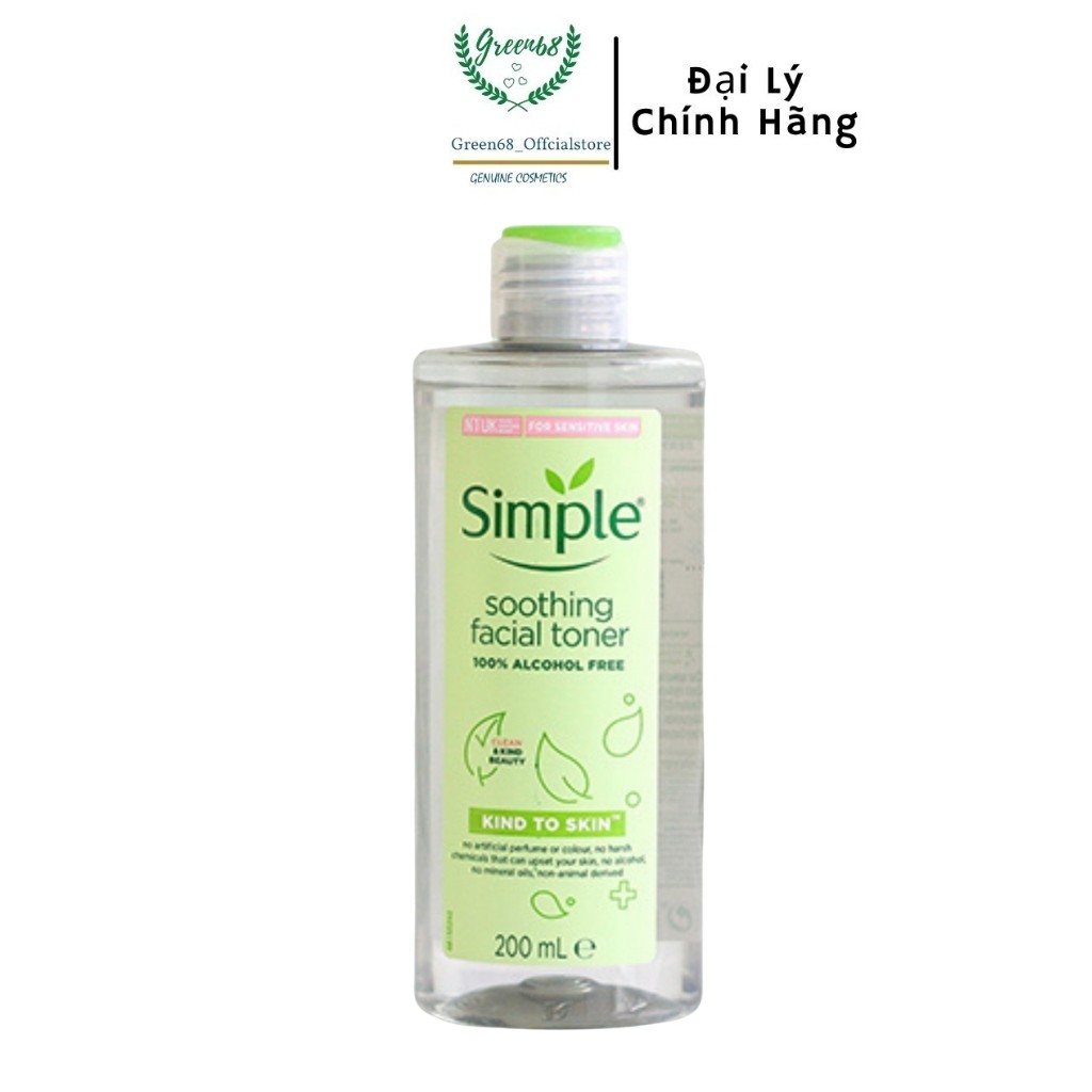 Combo 3 Món Chăm Sóc Da Simple Sữa Rửa Mặt Simple +Nước Tẩy Trang Simple +Nước Hoa Hồng Simple Dành Cho Mọi Loại Da | BigBuy360 - bigbuy360.vn