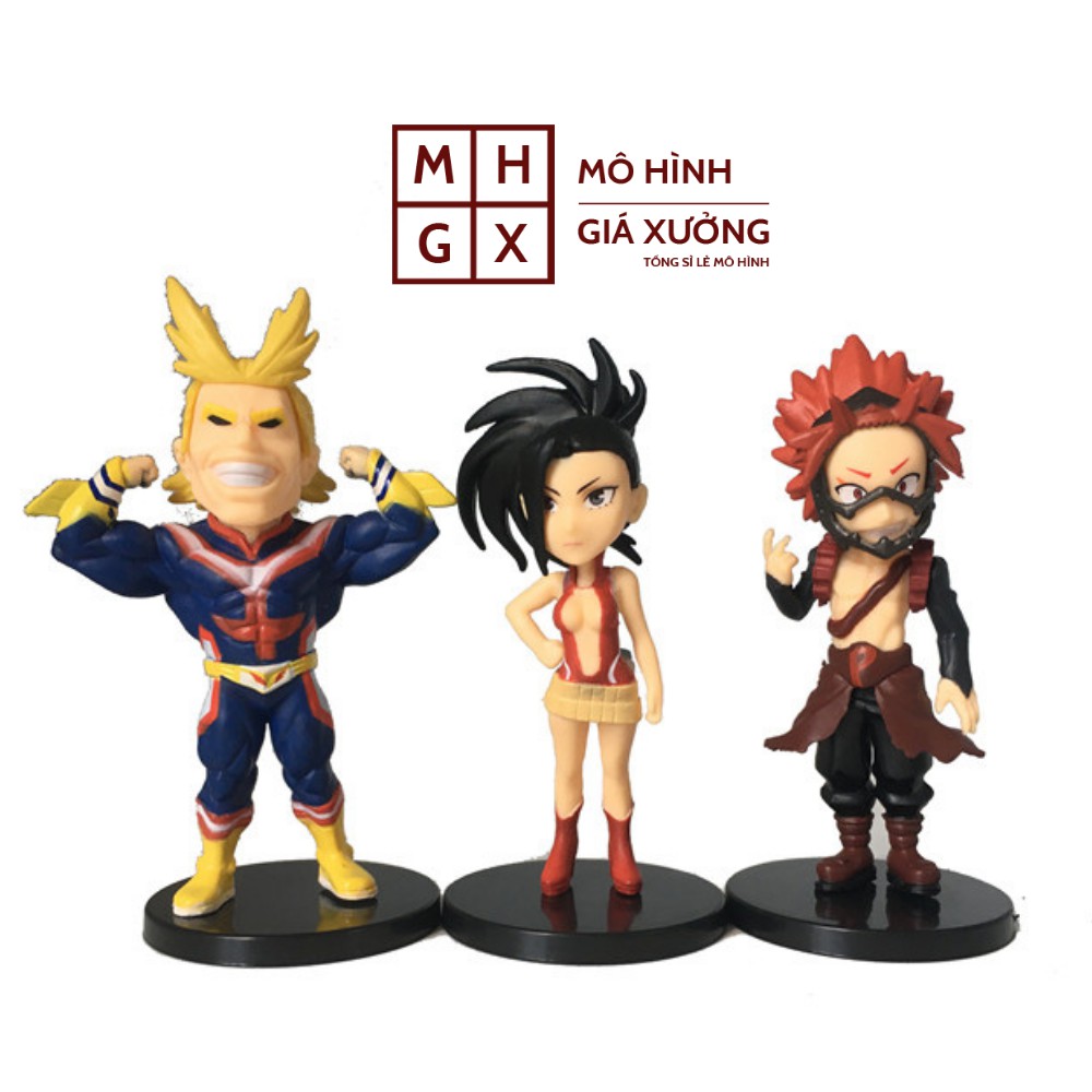 Mô Hình Học Viện Siêu Anh Hùng 9 nhân vật Deku , All Might ,Todoroki Shoto ,Bakugo Katsuki figure my hero academia