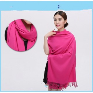 Khăn dạ cashmere luxury màu trơn 004